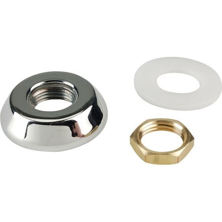 T&S Brass Flange, Glass Filler , Dk/Wl Mt 016783-40